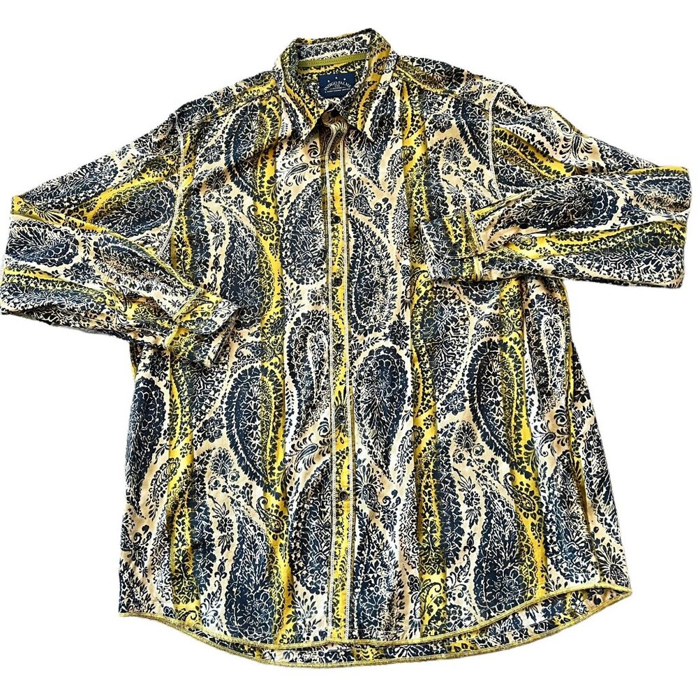 Indigo Palms Co. By Tommy Bahama Novelty Print Shirt XL